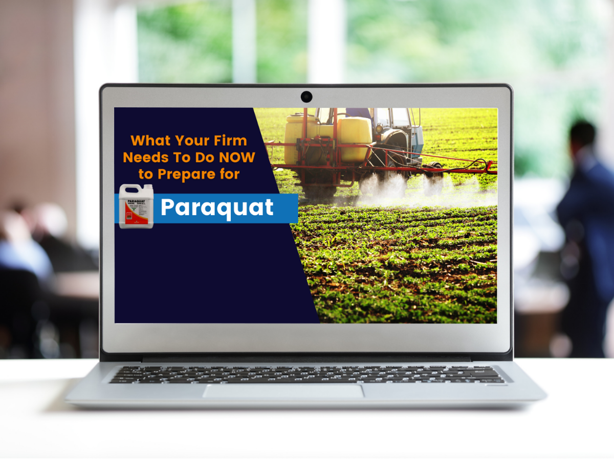What Your Firm Needs To Do Now to Prepare for Paraquat