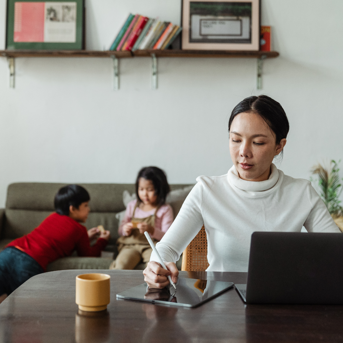 Lawyer working remotely